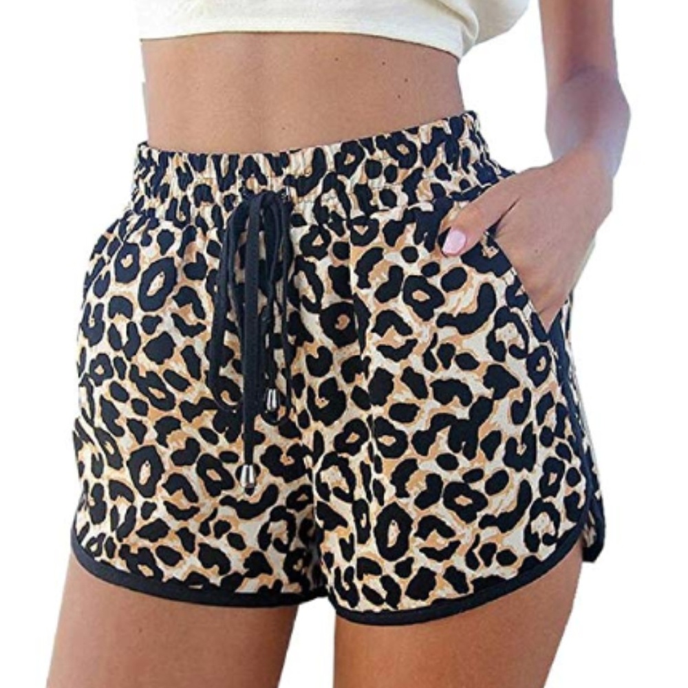 Women's Summer Leopard  Shorts